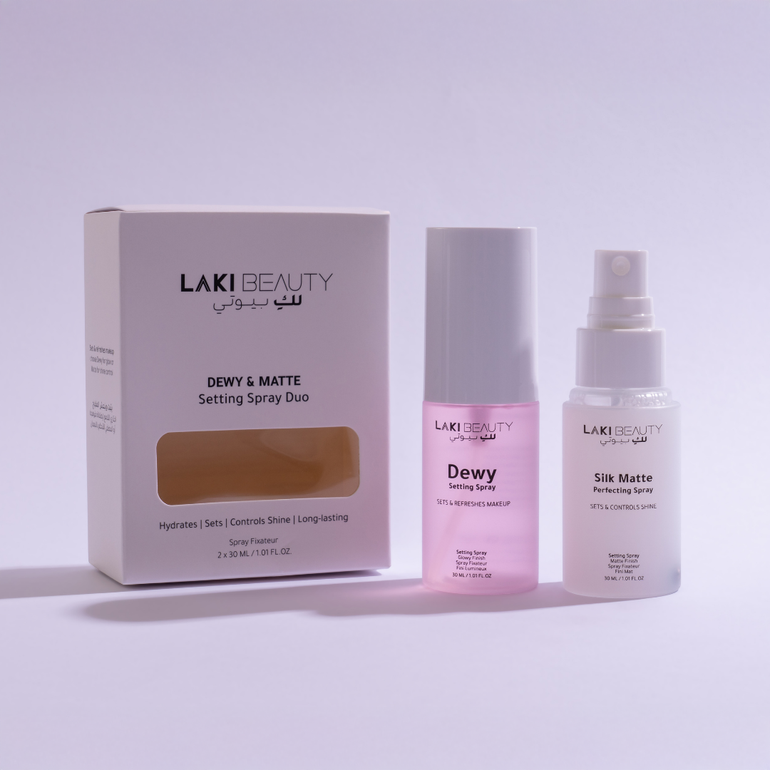 Dewy and Matte Setting Spray Duo
