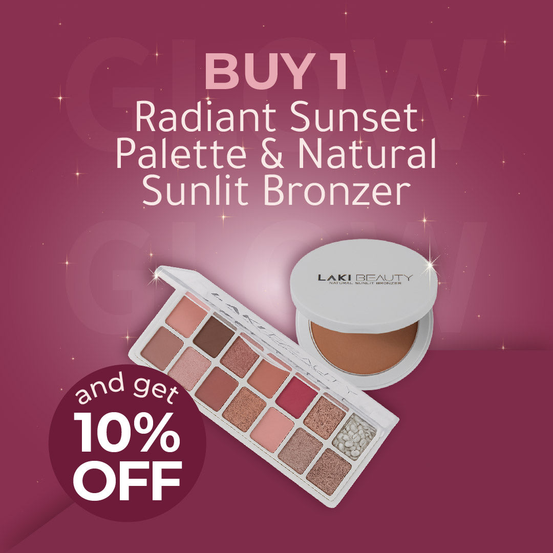 Radiant Sunset Palette + Natural Sunlit Bronzer and get 10% OFF